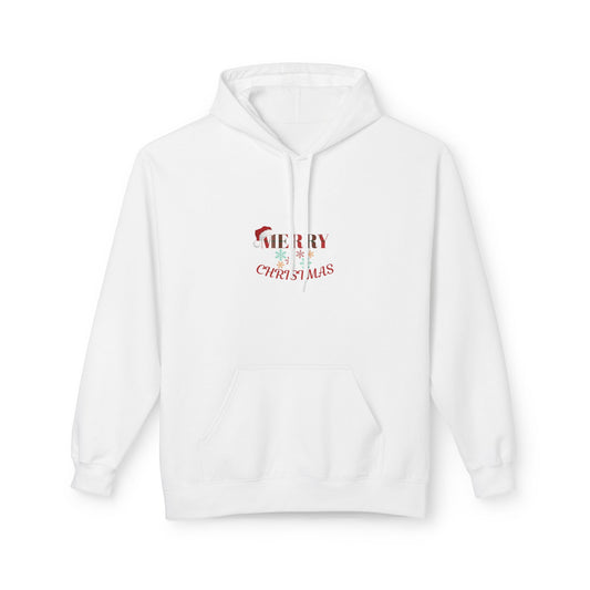 Merry Christmas Fleece Hoodie